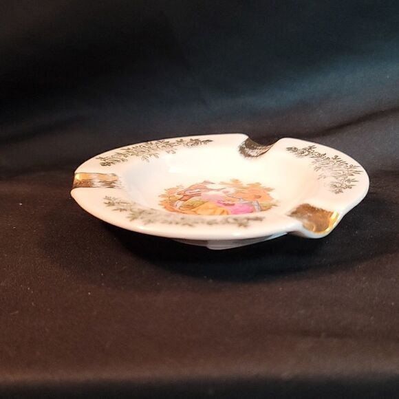 Vintage French Limoges Decorated Paris Ashtray! - Picture 4 of 6